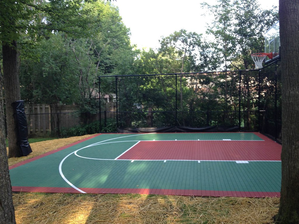Custom Residential Backyard Basketball Courts