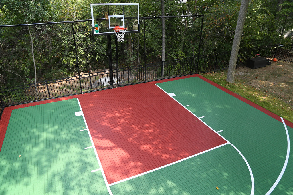 Custom Residential Backyard Basketball Courts