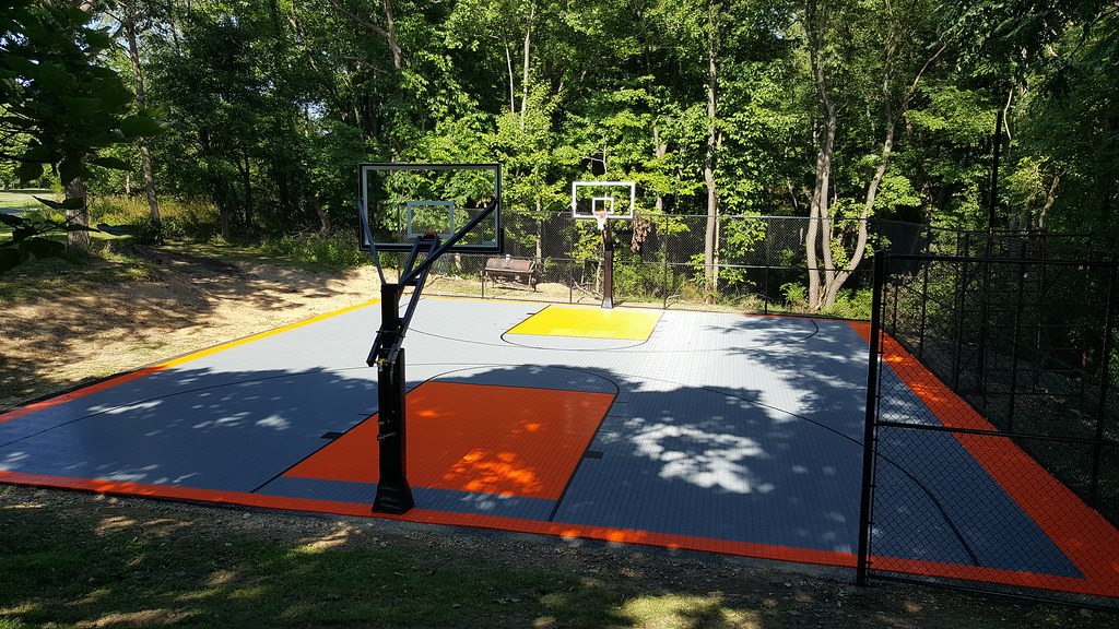 Custom Residential Backyard Basketball Courts